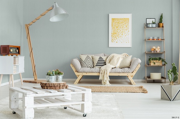 Giấy dán tường phòng trọ một màu