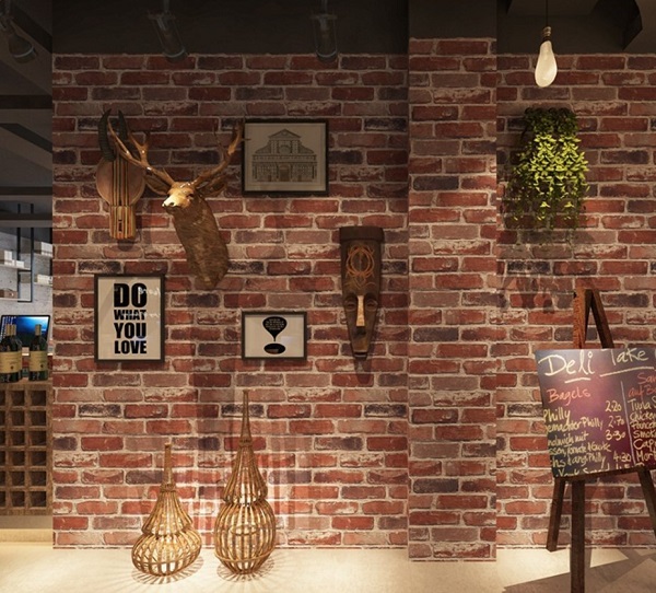 Giấy dán tường quán cà phê