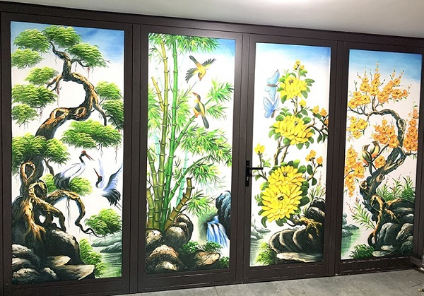 decal dán cửa kính nhà tắm