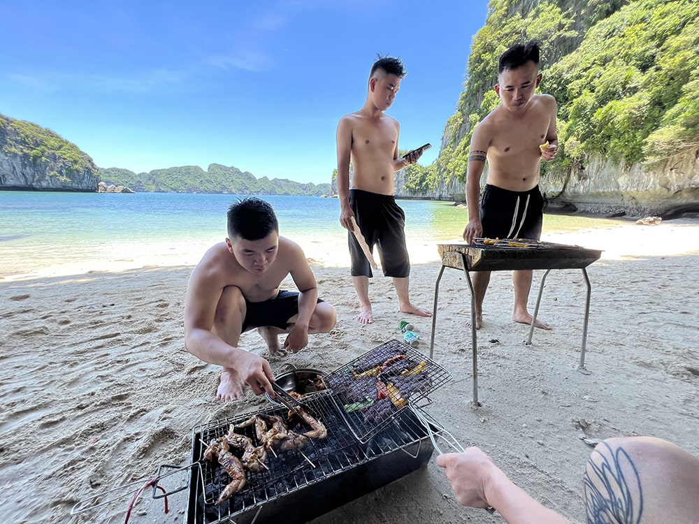 Chuẩn bị cho bữa tiệc nướng