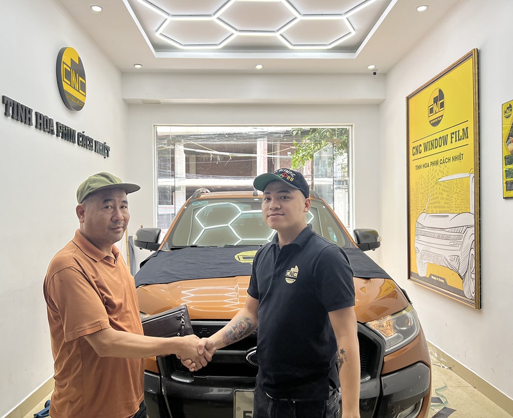 Anh hài lòng về dịch vụ tại CNC Window Film