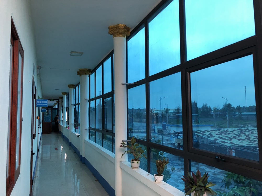 Phim cách nhiệt màu xanh dương