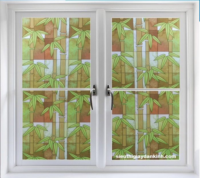 Decal dán kính cây trúc