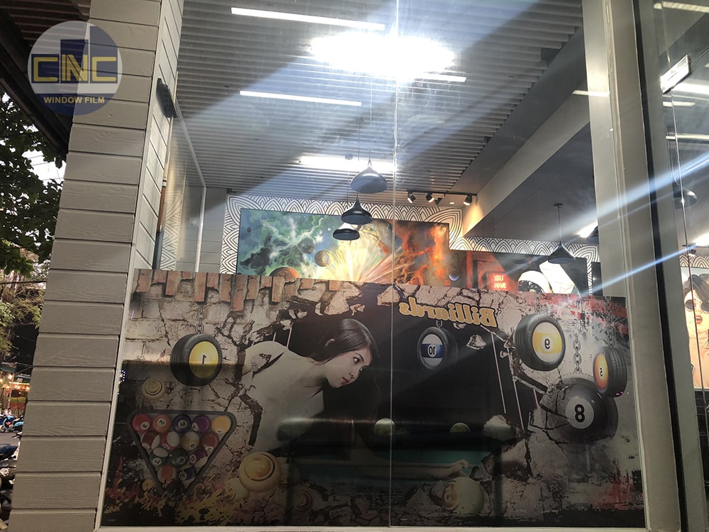 Tranh dán cửa kính