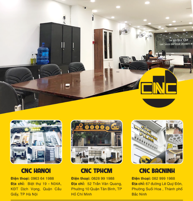 CNC Window Film tìm kiếm đối tác, kết nối kinh doanh toàn quốc
