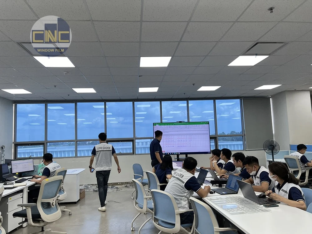 Dán kính cách nhiệt nhà máy Hyosung