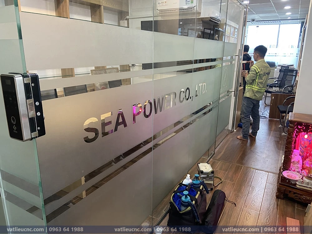 Decal mờ cắt line