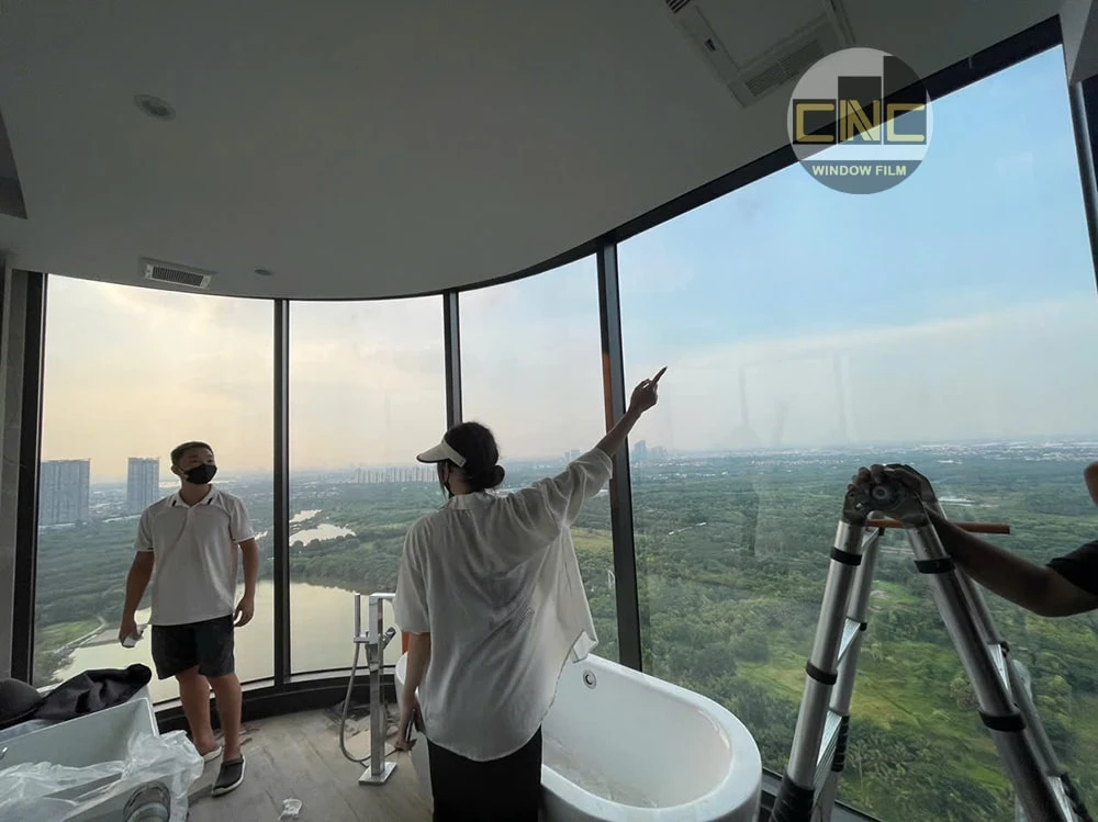 Dán kính chống nóng