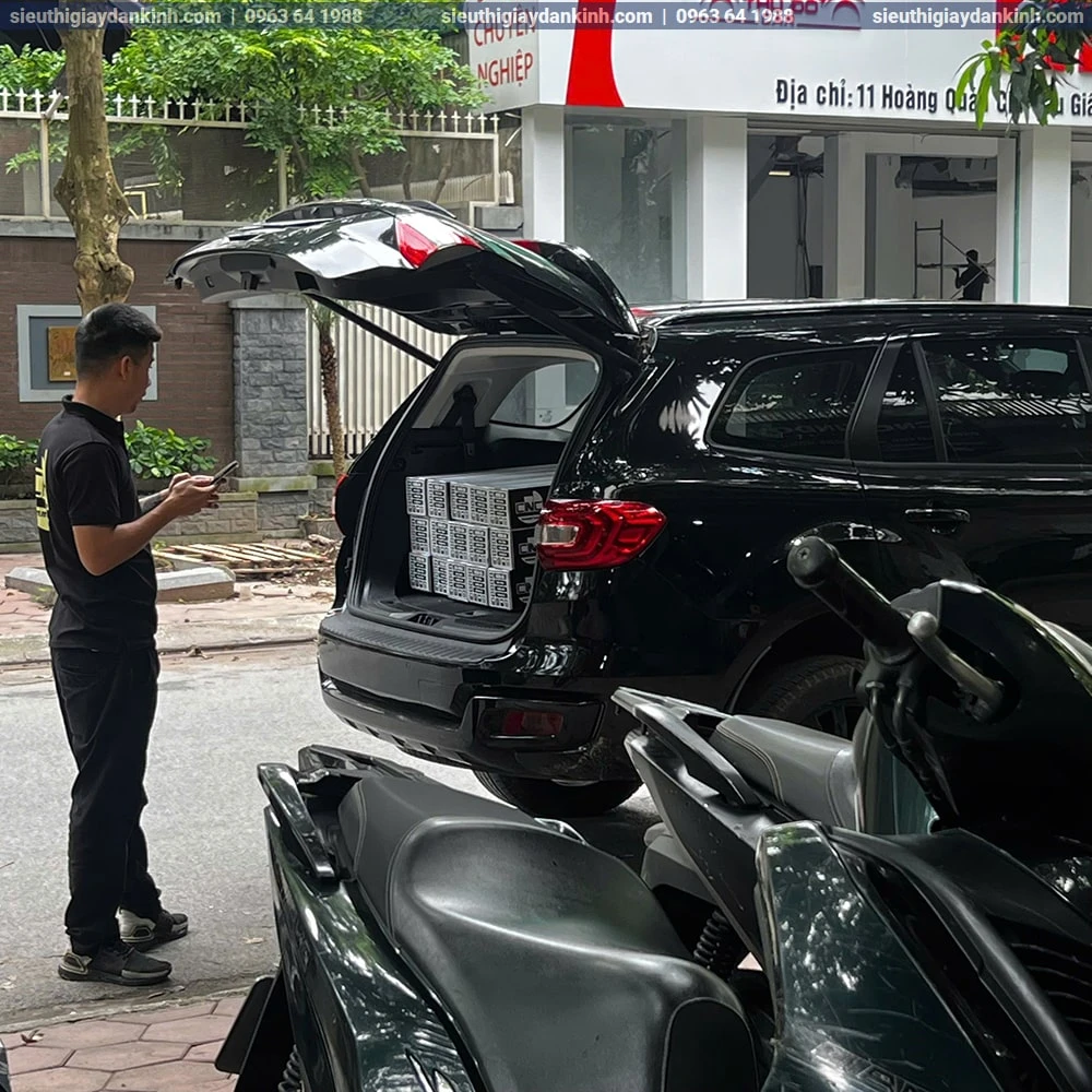 Chuẩn bị vật tư công trình