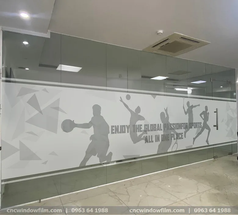 Dán kính văn phòng