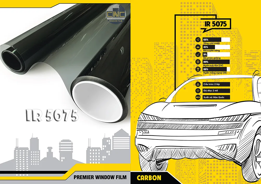 Phim cách nhiệt Carbon IR 5075
